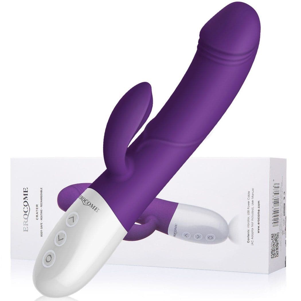 Erocome - 巨爵座 熱感震動棒 - 紫色