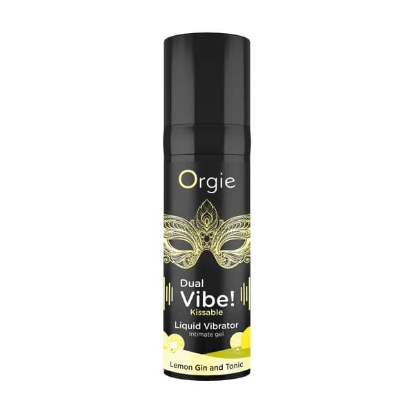 Orgie - Dual Vibe! 可食用震動凝膠 檸檬琴通寧 - 15ml