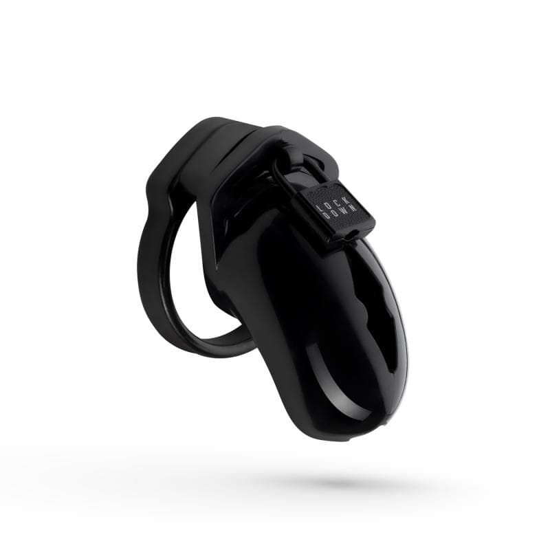 Lockdown - 男用貞操鎖細碼 - 黑色