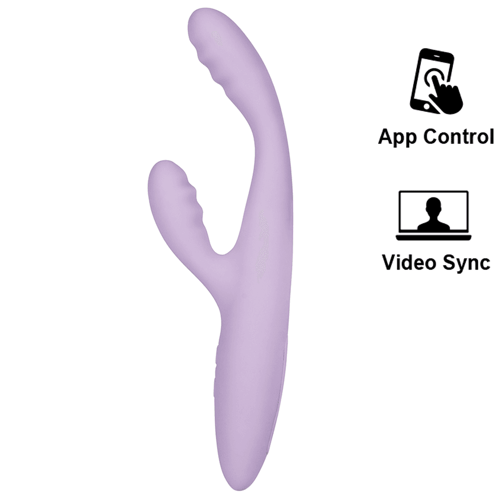 SVAKOM - Cici + 2 幼身兔仔智能按摩棒 - 淺紫色