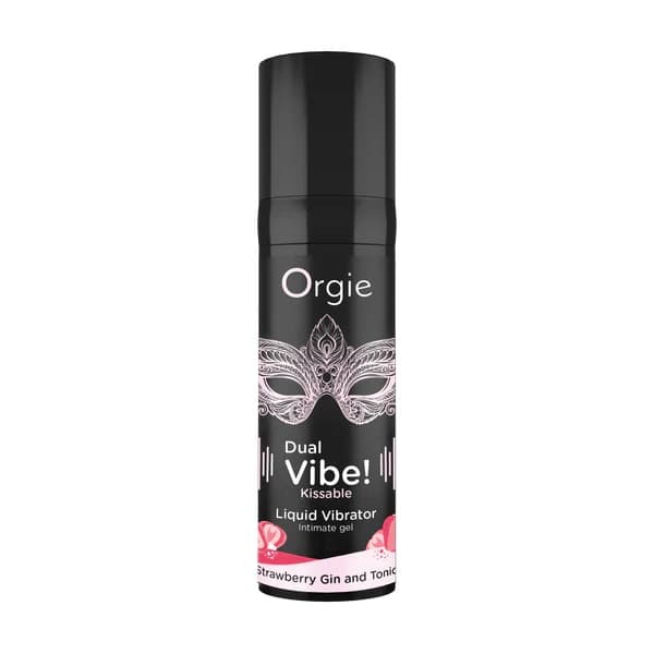 Orgie - Dual Vibe! 可食用震動凝膠 士多啤梨琴通寧 - 15ml