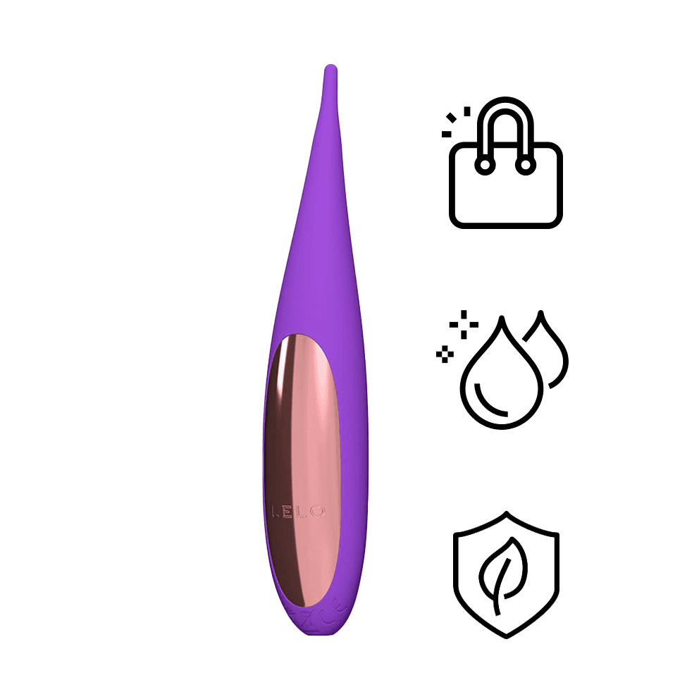 Lelo - DOT Travel 小巧陰蒂點潮筆震動器 - 紫色