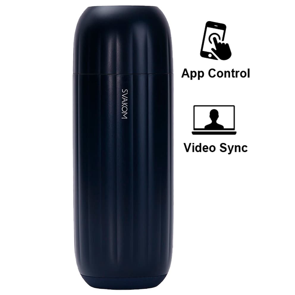 SVAKOM - Sam Neo 2 吸啜&震動式智能電動飛機杯 - 深藍色