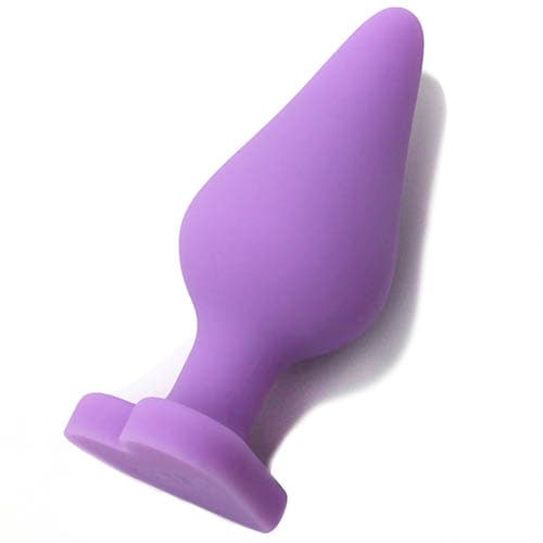 Blush 調皮糖果“Fuck Me”心型後庭塞 - 紫色