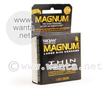 Trojan Magnum 62/55mm 超薄大碼乳膠安全套 3片裝