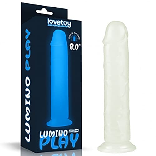Lovetoy 魯米諾夜光陽具 - 8吋