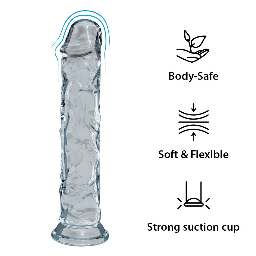 KIKO - Flexible Dildo 7.1" - Clear