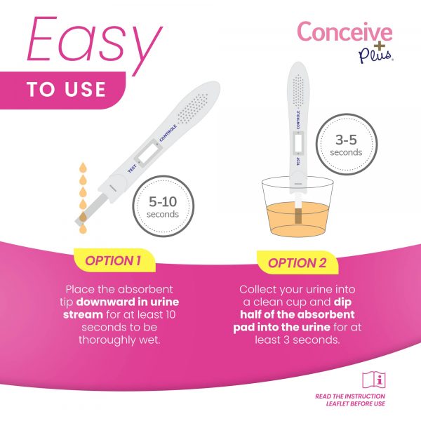 Conceive Plus Pregnancy Test 2's Pack - View 2