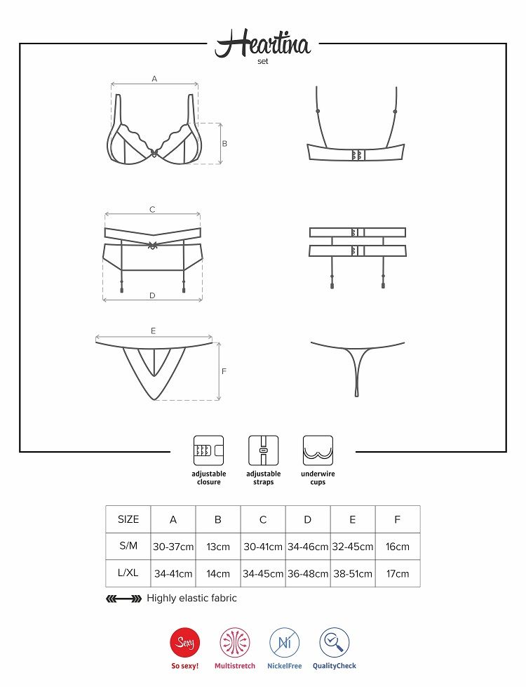 Obsessive Heartina 3 pcs Set - View 12