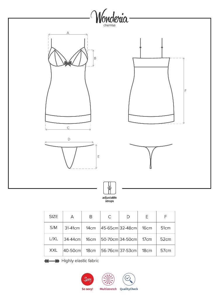 Obsessive Wonderia Chemise & Thong - View 9