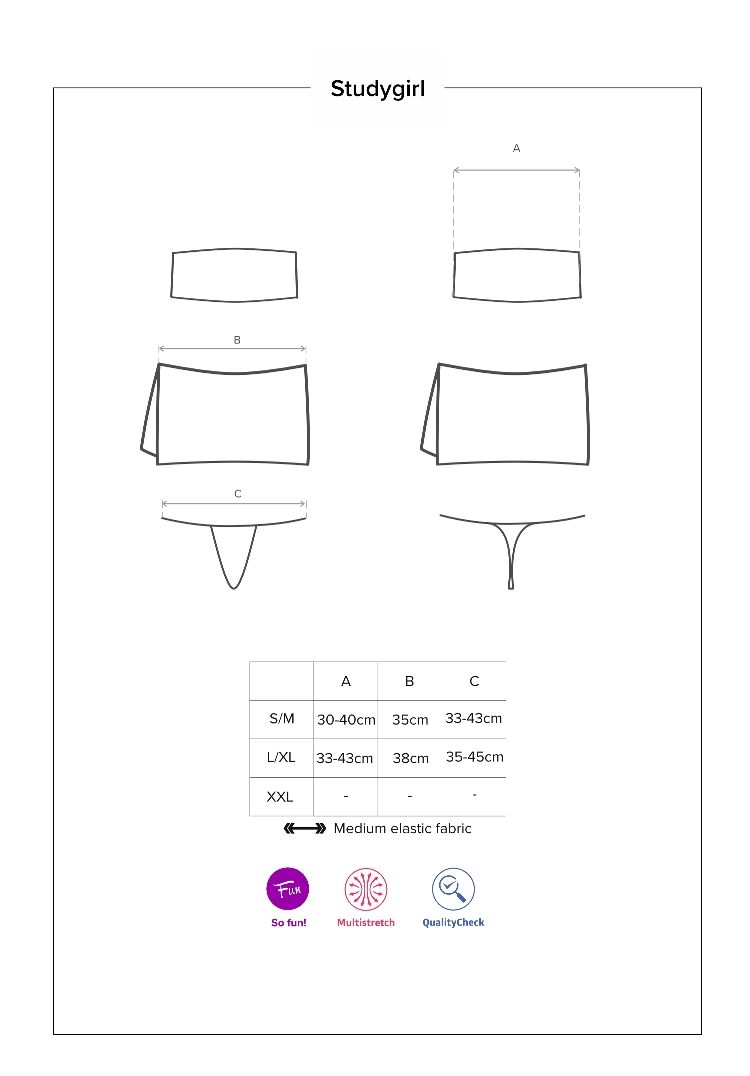 Obsessive Studygirl Costume - View 9
