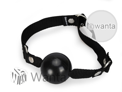 Fetish Fantasy Series Beginner's Ball Gag – Black - View 4