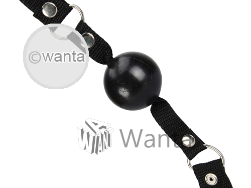 Fetish Fantasy Series Beginner's Ball Gag – Black - View 6