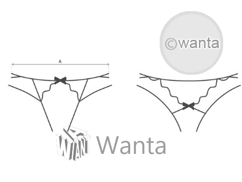 Obsessive Picantina Crotchless Thong - View 8