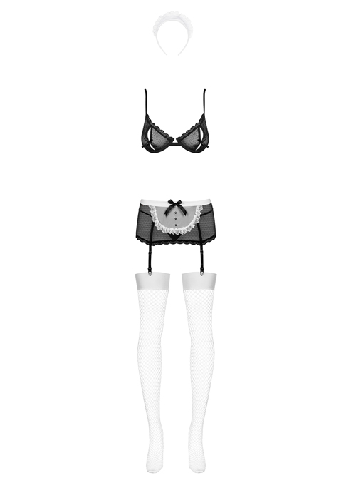 Obsessive Maidme Set 5pcs - Black - View 6