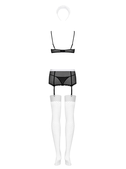 Obsessive Maidme Set 5pcs - Black - View 7