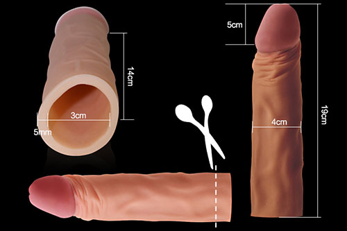 Lovetoy Pleasure X-Tender Penis Sleeve 7.5 - View 6