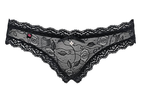 Obsessive 818-PAN-1 Panties - Black - S/M - View 8