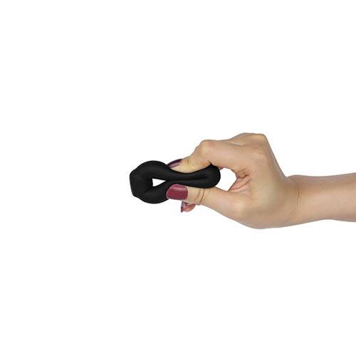 Lovetoy Ultra Soft Platinum-Cure Silicone Cock Ring - 01 - View 3