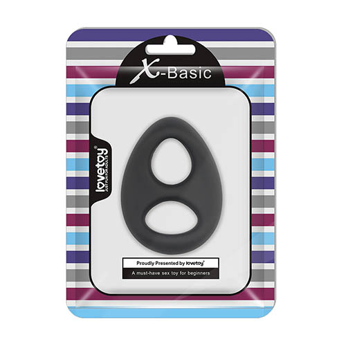 Lovetoy Ultra Soft Platinum-Cure Silicone Cock Ring - 02 - View 2