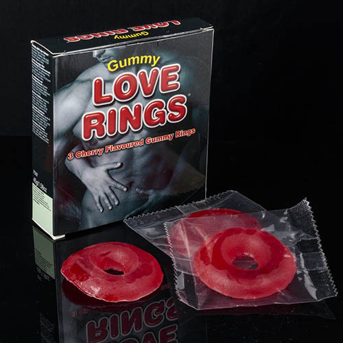 Free Gift - Gummy Love Rings Pack of 3 - View 3