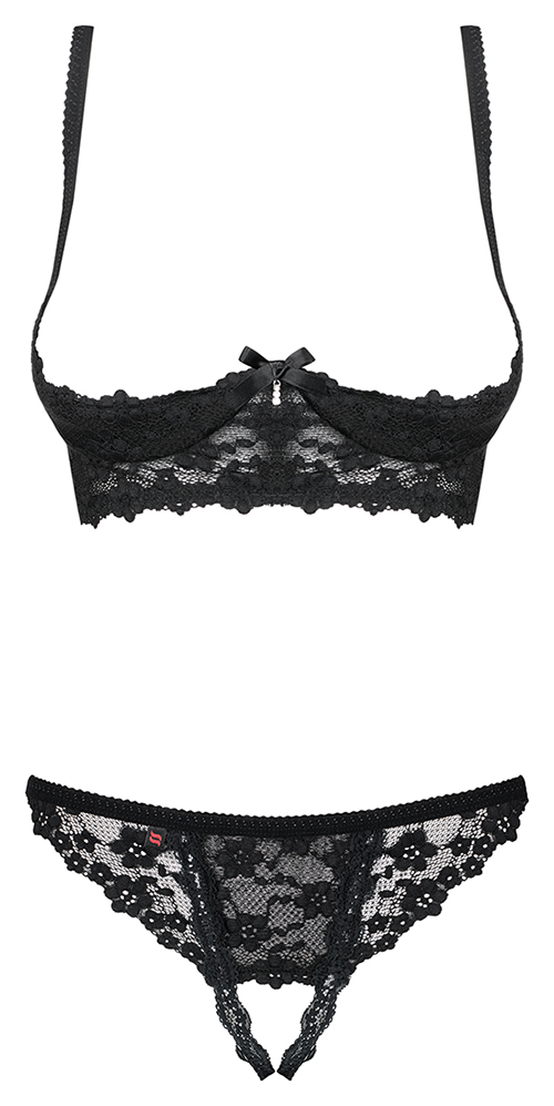 Obsessive Letica 2 pcs Cupless Set - Black - S/M - View 9