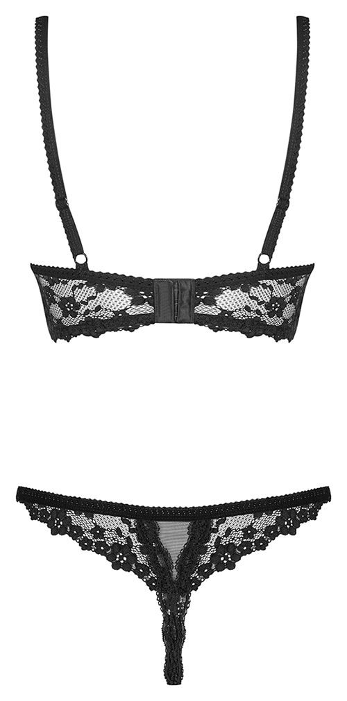 Obsessive Letica 2 pcs Cupless Set - Black - S/M - View 10