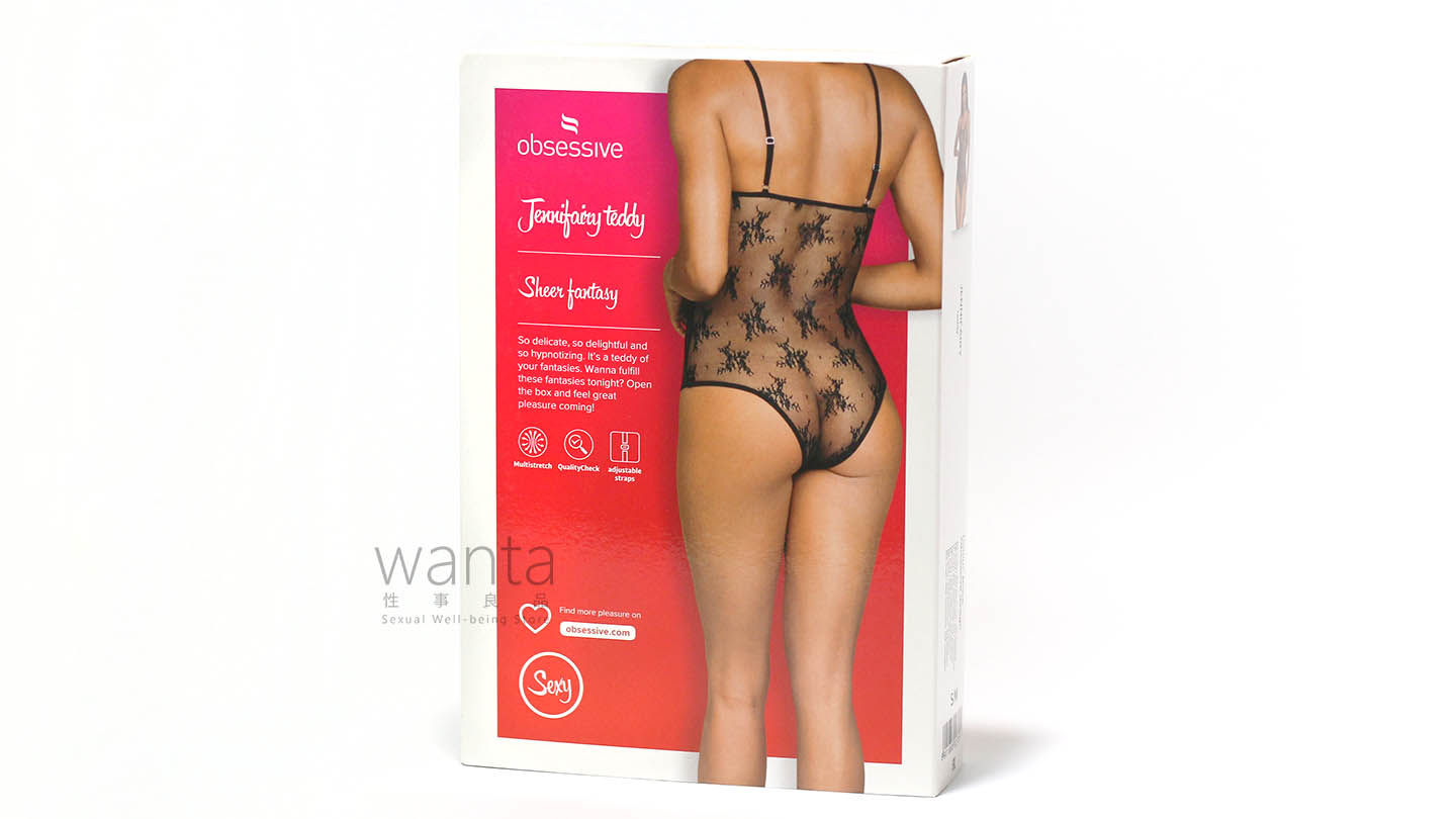 Obsessive Jennifairy Teddy - Black - S/M - View 3