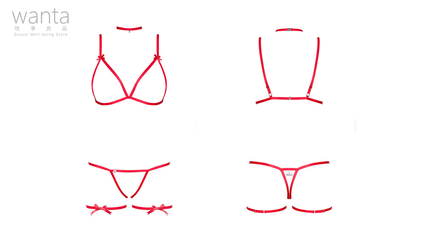 Obsessive Santasia Set - Red - Free Size - View 8