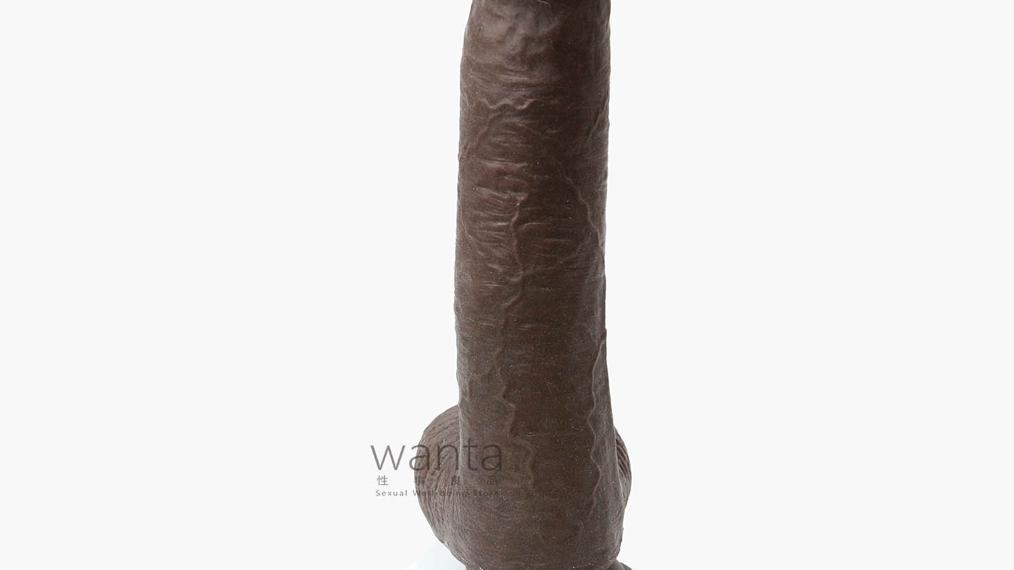 Lovetoy - Sliding Skin Dual Layer Dong - Black - 9 - View 4