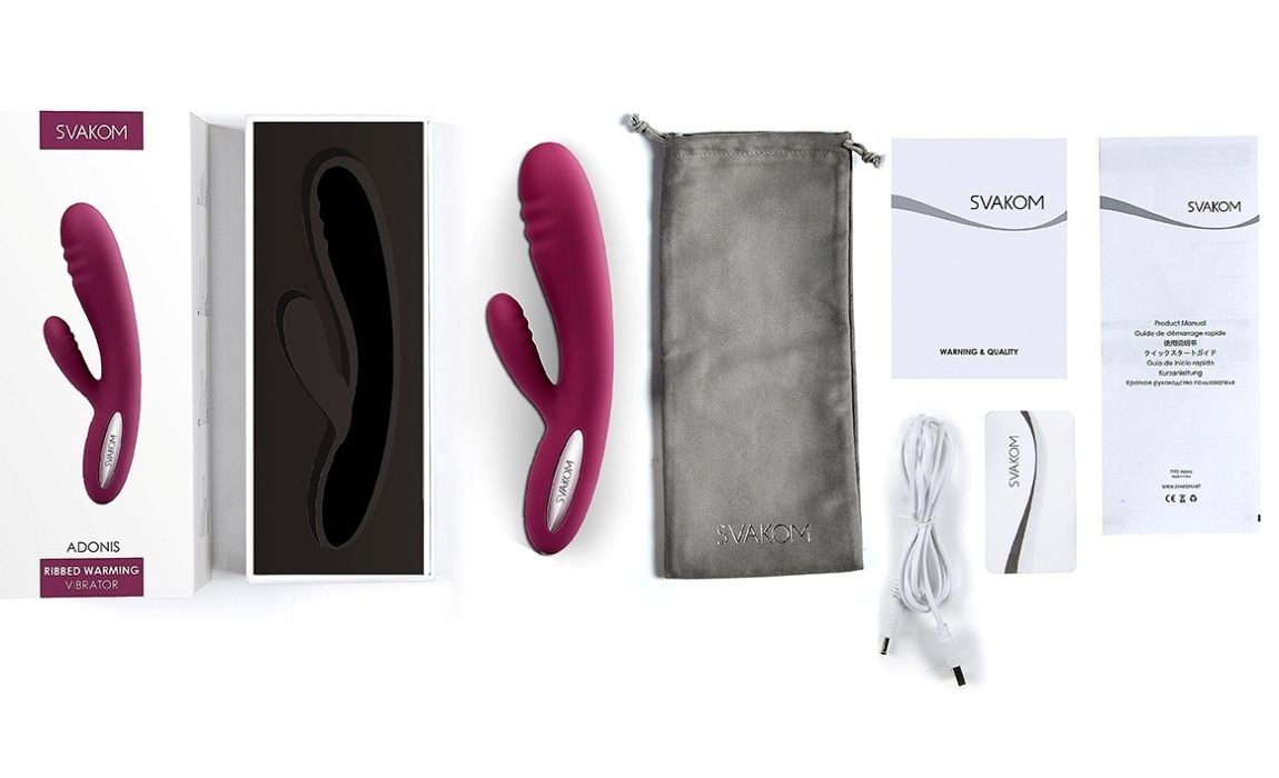 Svakom Adonis Ribbed Warming Vibrator - View 9