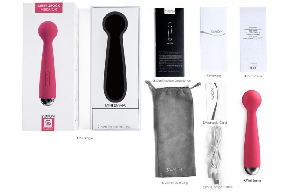 Svakom Mini Emma Flexible Vibrator - View 9