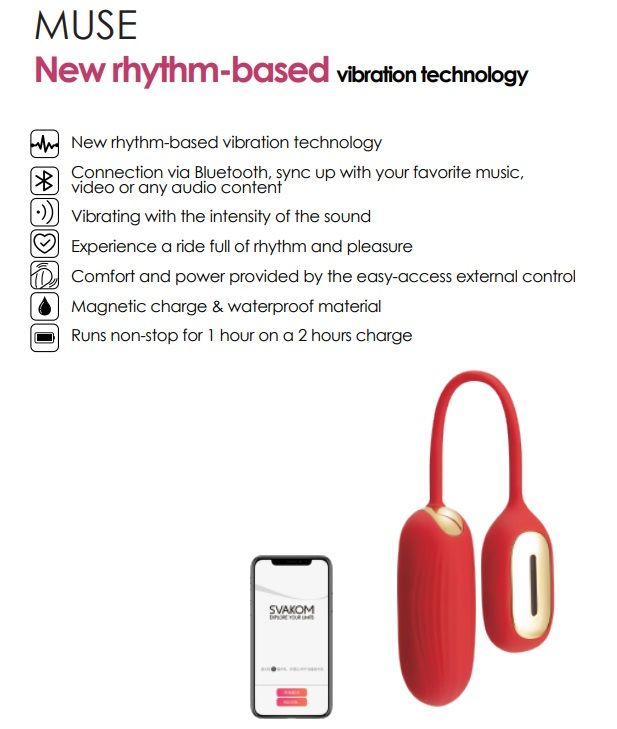 Svakom Muse Vibrator - View 2