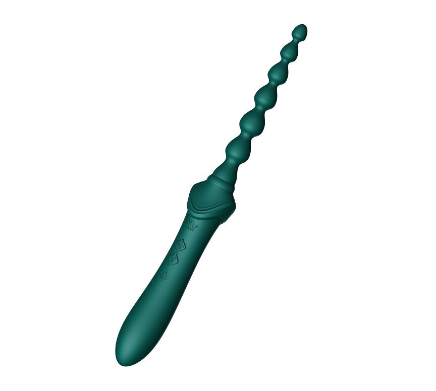 Zalo - Bess 2 Heating Dual Vibrator - Turquoise Green - View 3