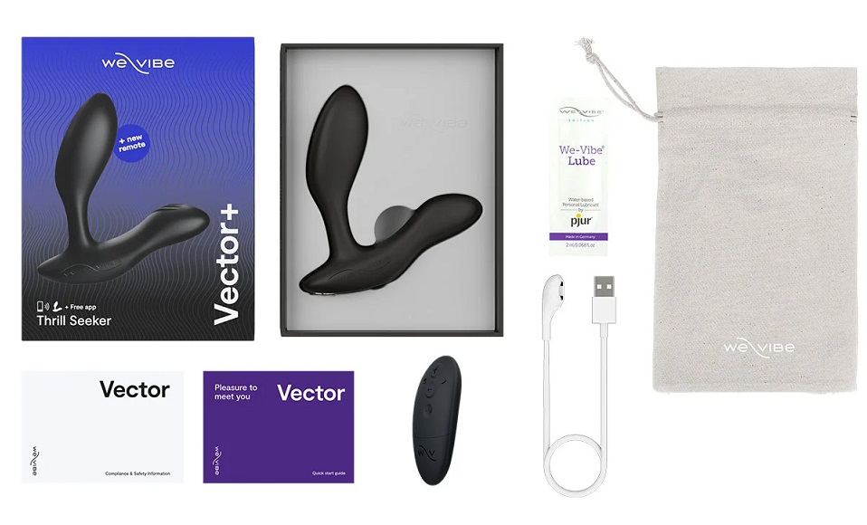 We-Vibe - Vector Plus 震動式前列腺按摩器 - 黑色 - View 11