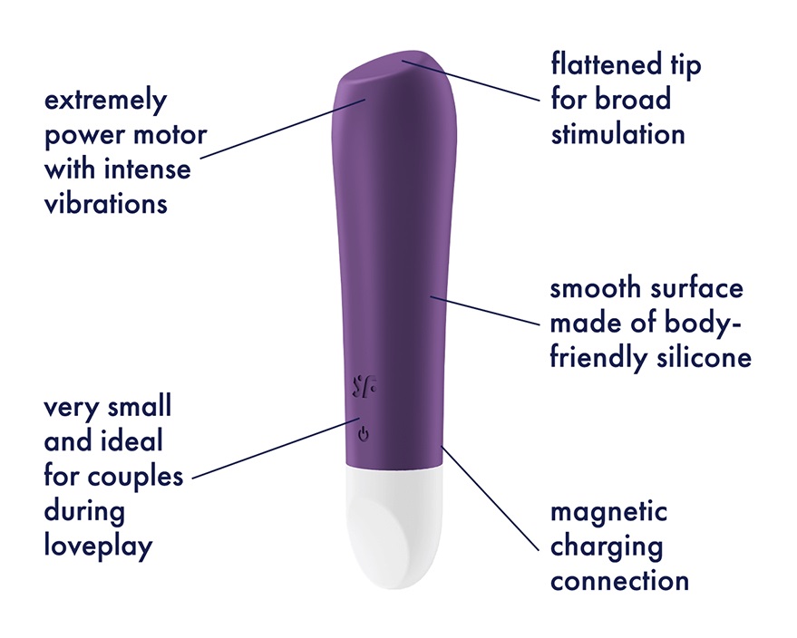 Satisfyer - Ultra Power 震動子彈 2 - 紫色 - View 4