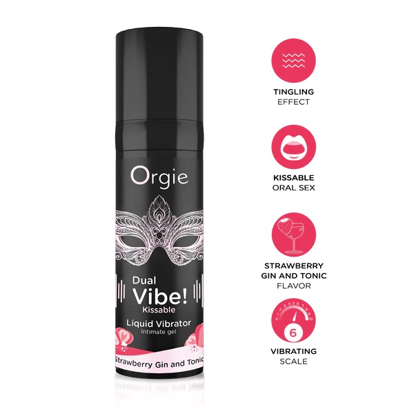 Orgie - Dual Vibe! Strawberry Gin Tonic - 15ml - View 3
