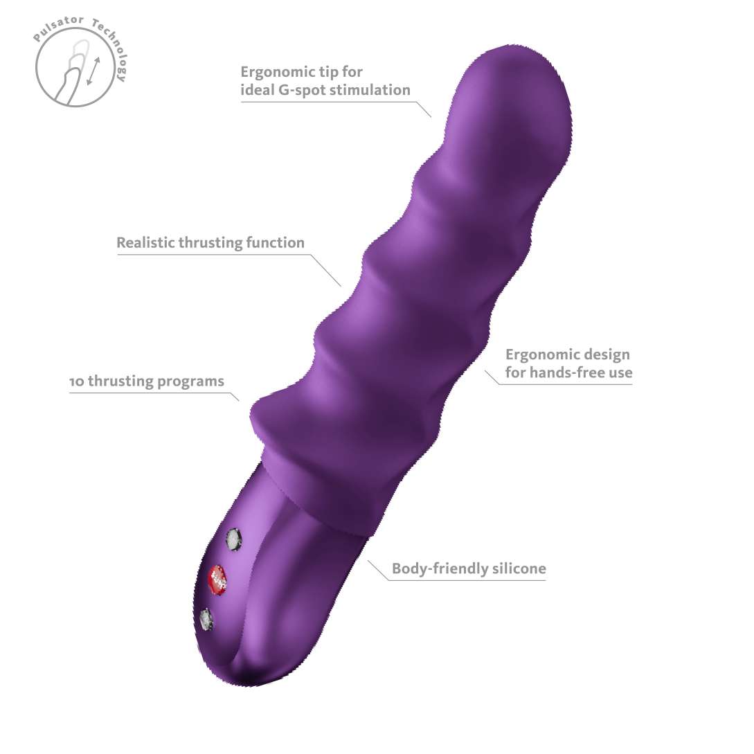 Fun Factory - Stronic Surf Thrusting Pulsator - Dark Violet - View 5
