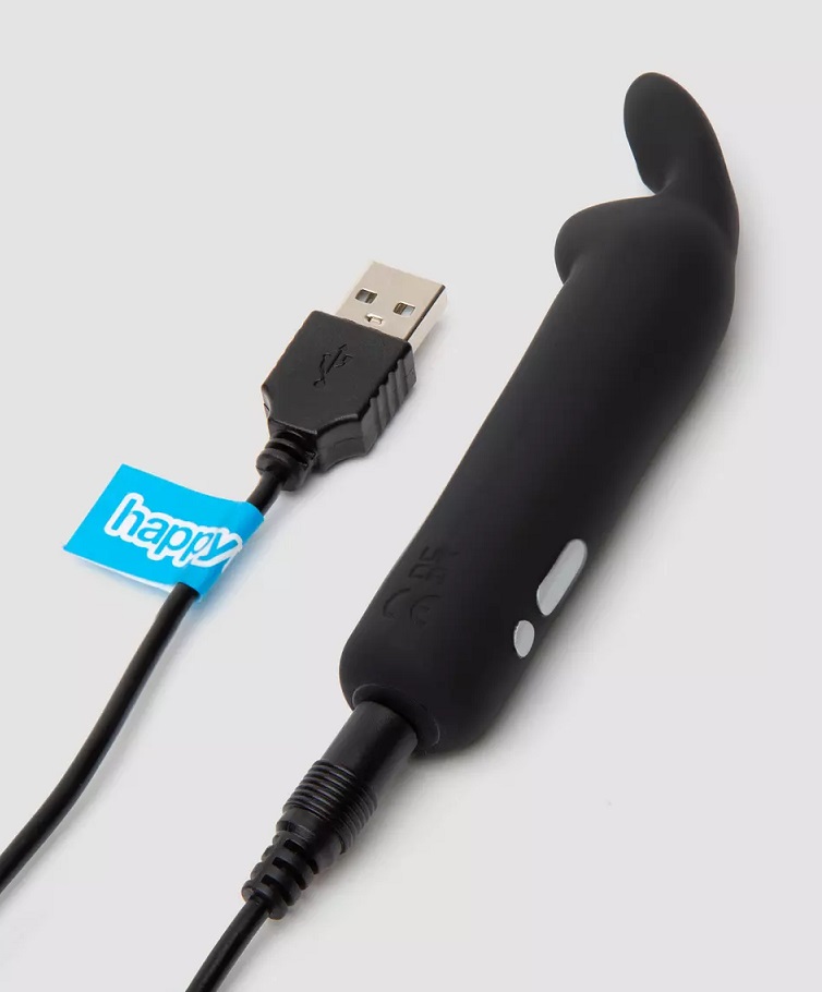 Happy Rabbit - Ears Vibro Bullet - Black - View 4