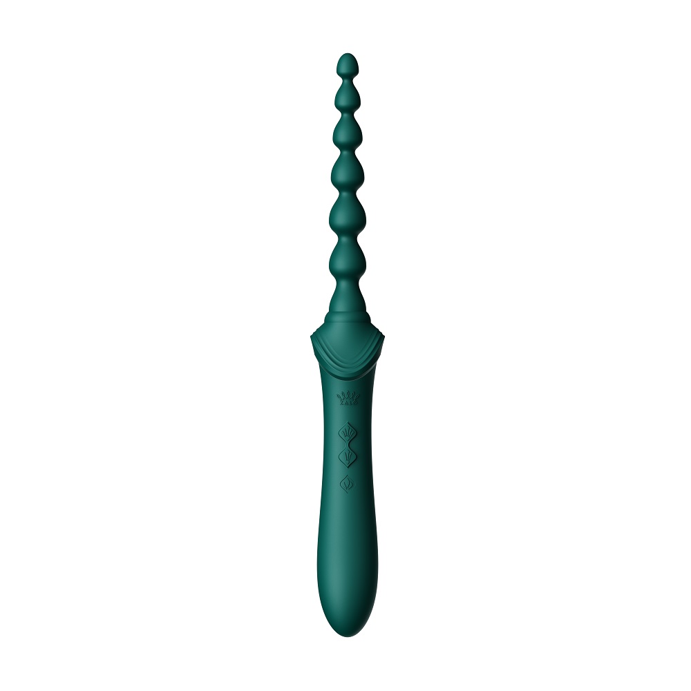 Zalo - Bess 2 Heating Dual Vibrator - Turquoise Green - View 9