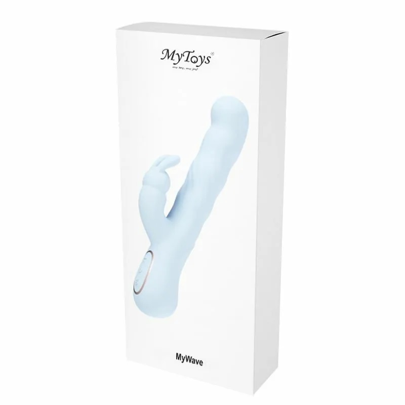 MyToys - MyWave Wriggling Vibrator - Blue - View 12