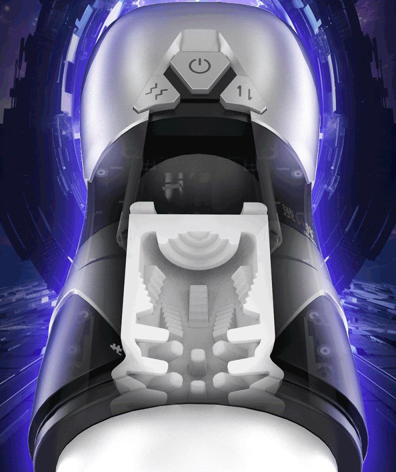 Drywell - Dva Thrusting Masturbator - Dark Grey - View 10