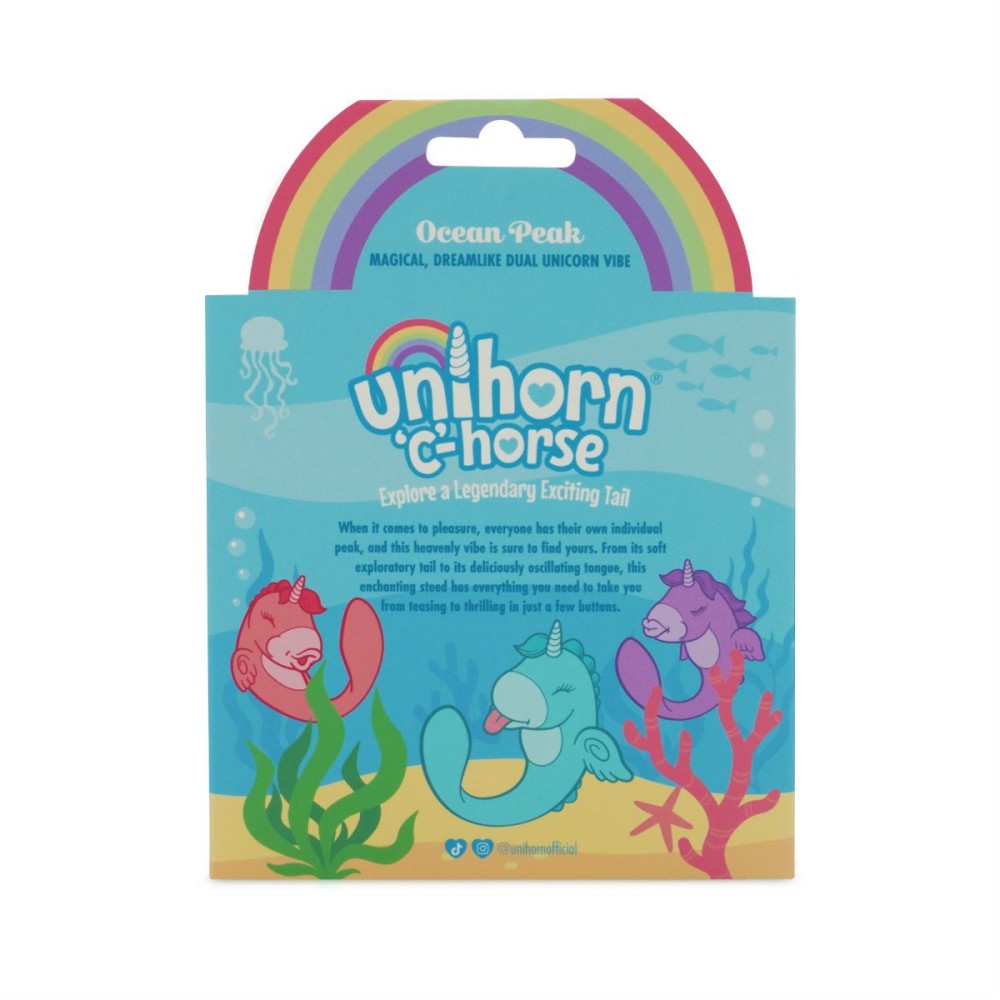 Unihorn - C-Horse 獨角馬舔舐雙重震動器 - 藍色 - View 9