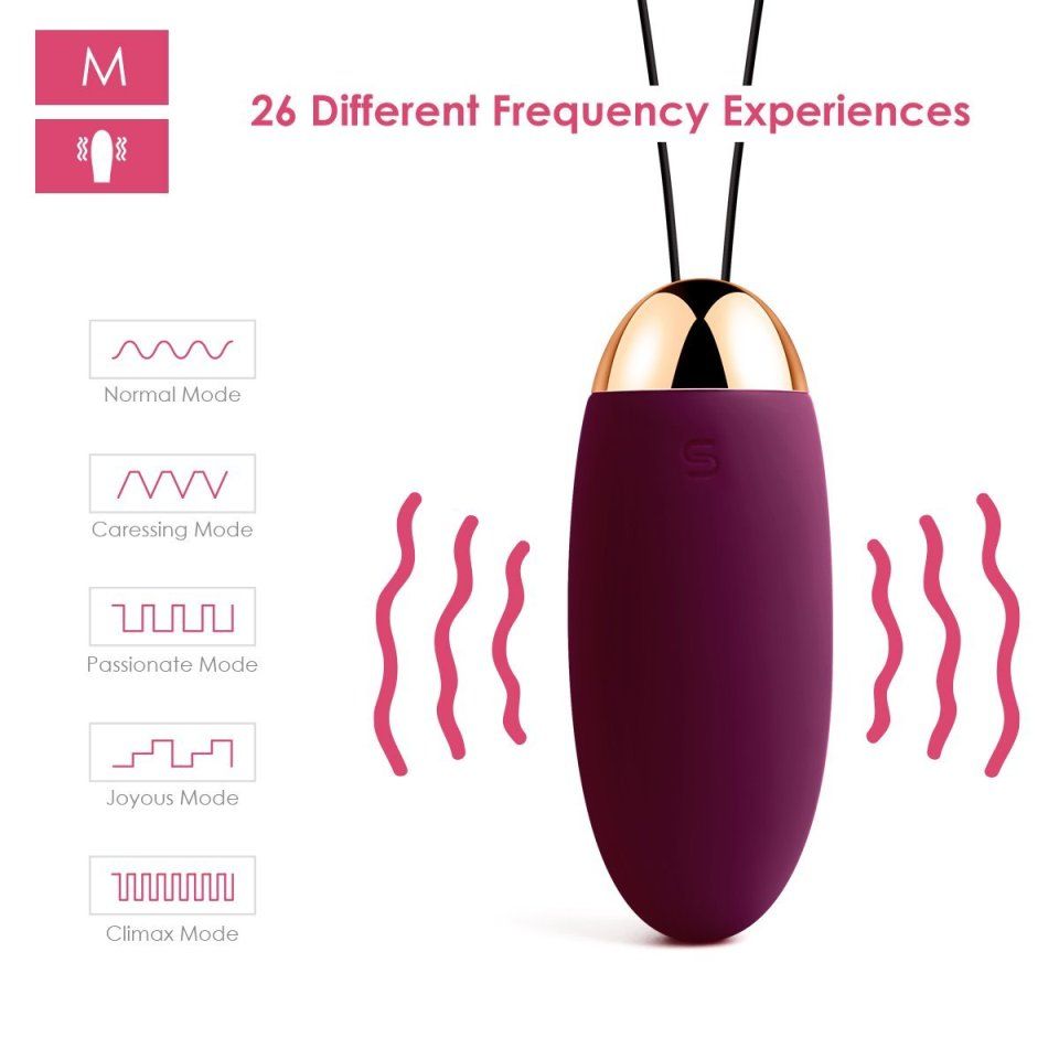 SVAKOM - Elva Remote Control Egg Vibrator - Violet - View 15