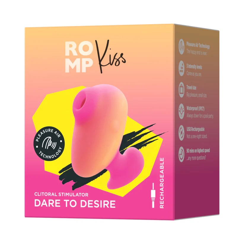 Romp - Kiss Finger Vibrator - Pink - View 14