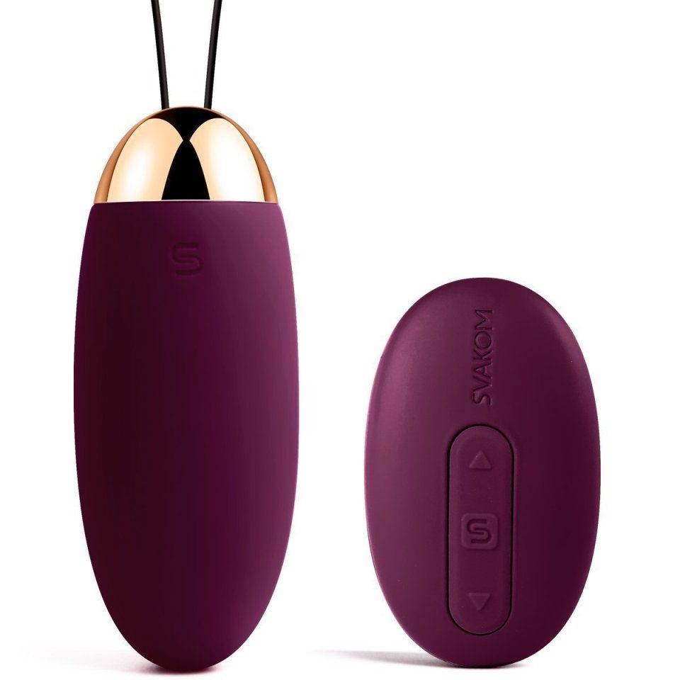 SVAKOM - Elva Remote Control Egg Vibrator - Violet - View 8