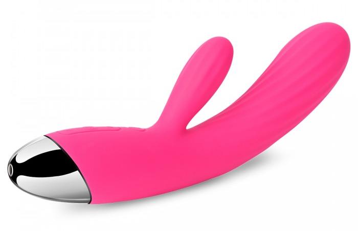 SVAKOM - Angel Heating Rabbit Vibrator - Plum Red - View 2