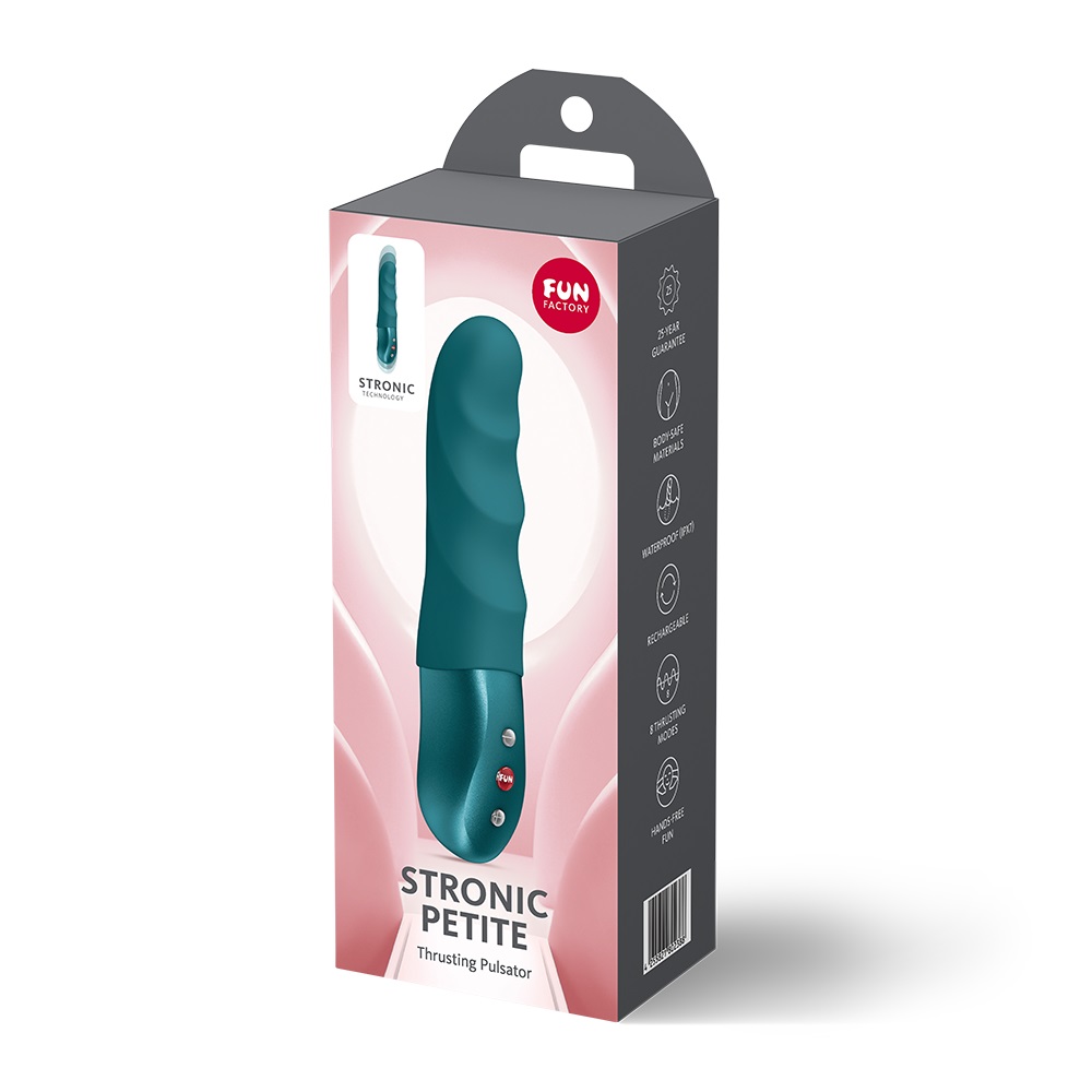 Fun Factory - Stronic Petite Thrusting Pulsator - Bottle Green - View 9