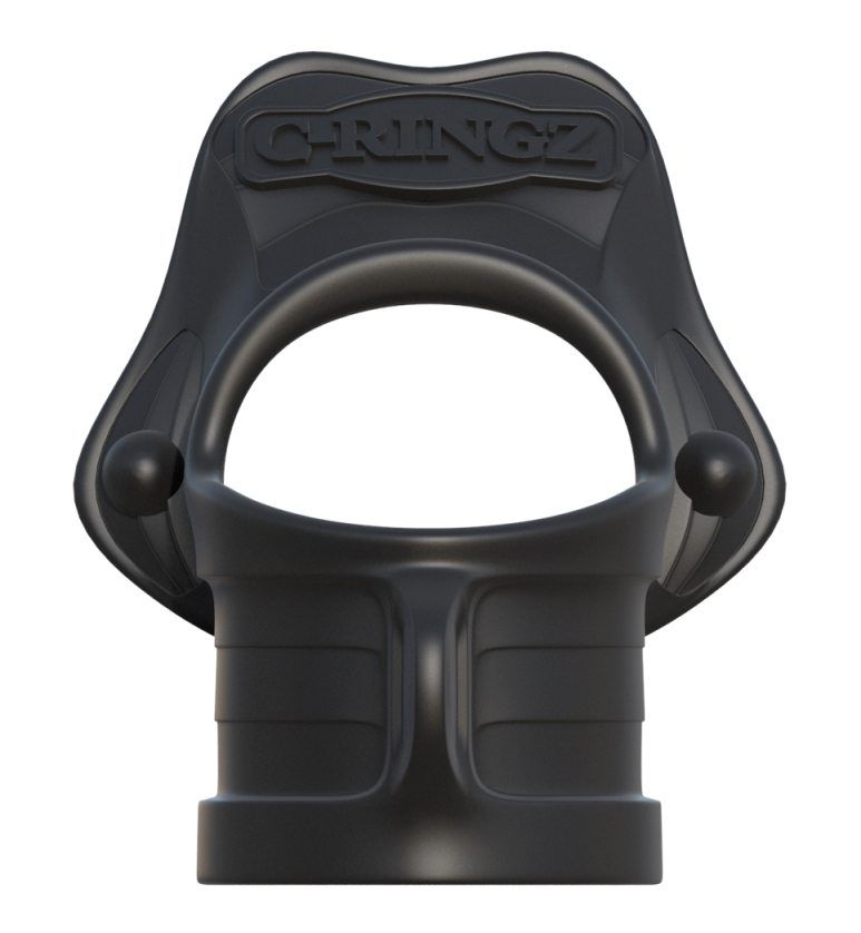 Pipedream - Rock Hard Ring & Stretcher - Black - View 2