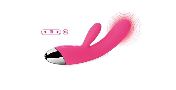 SVAKOM - Angel Heating Rabbit Vibrator - Plum Red - View 8